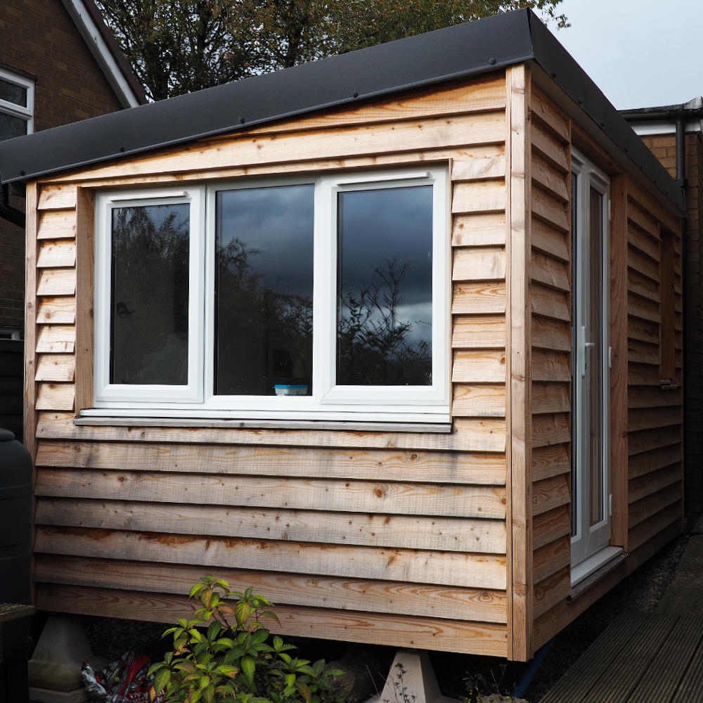 Larch cladding details